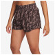 Nike Γυναικείο σορτς One Dri-FIT High-Waisted Brief-Lined 3&quot; Printed Shorts